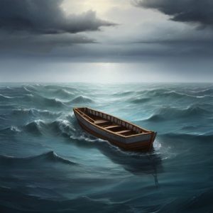 Leonardo_Diffusion_XL_create_a_boat_drowning_at_the_sea_becaus_2